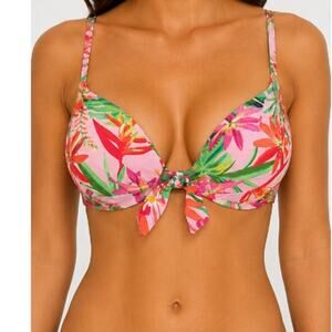 Bleu by Rod Beattie Women's Light Blush Bikini Top Size 36DD